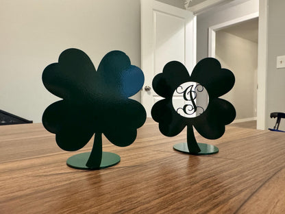 Monogram Shamrock Desk Decor
