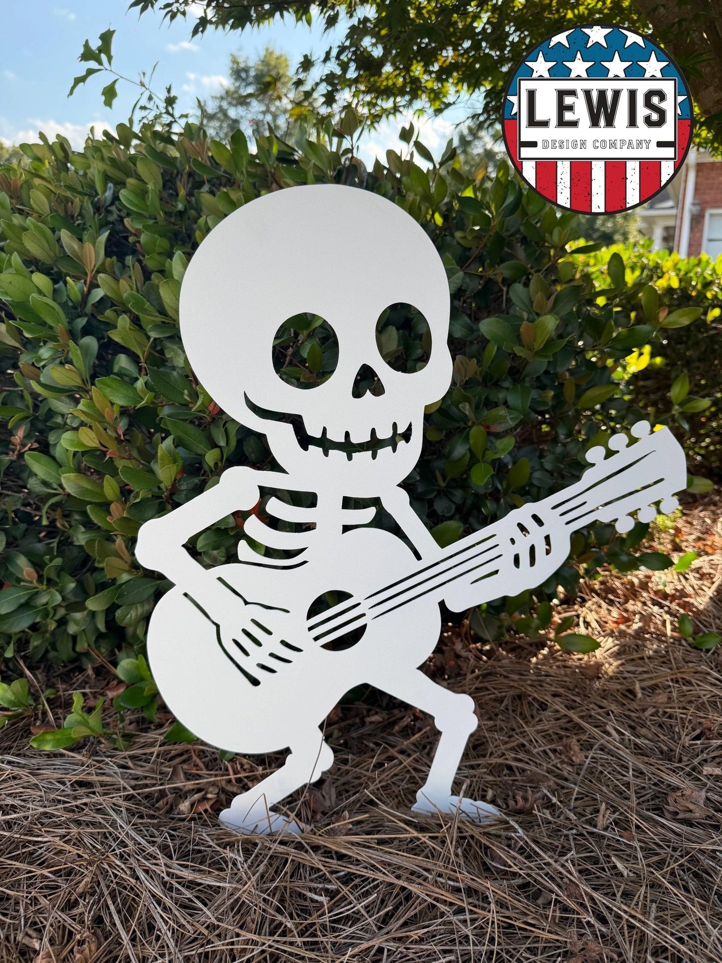 Halloween Skeleton Band Yard Stakes