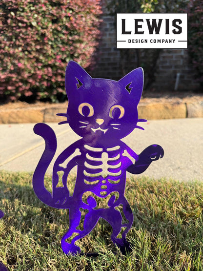 Halloween Cat Yard Stakes