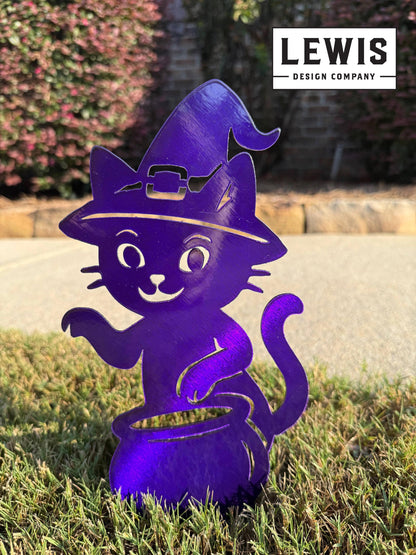 Halloween Cat Yard Stakes