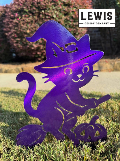Halloween Cat Yard Stakes