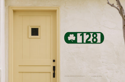 Shamrock Address Plaque