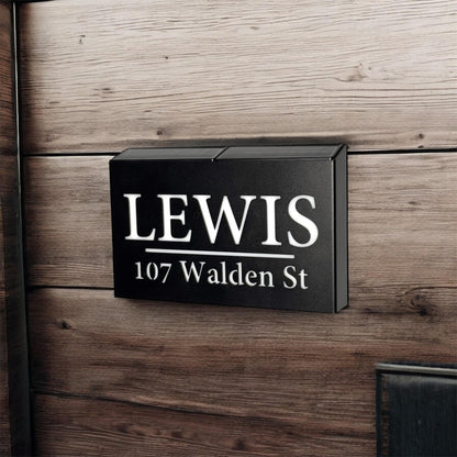 Illuminated Metal Welcome Sign, Custom Solar-Powered Wall Sign with Backlight