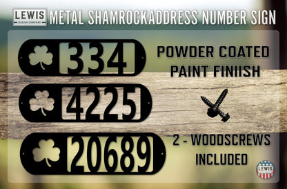Shamrock Address Plaque