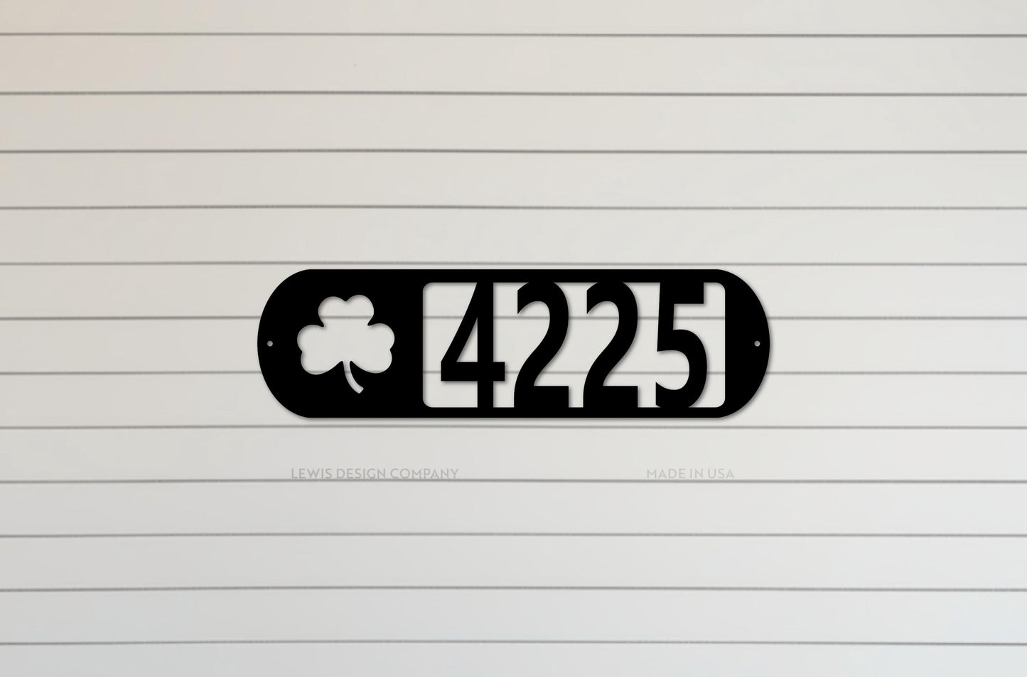 Shamrock Address Plaque