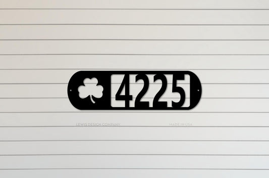 Shamrock Address Plaque