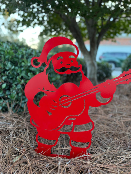 Santa Band Christmas Yard Signs
