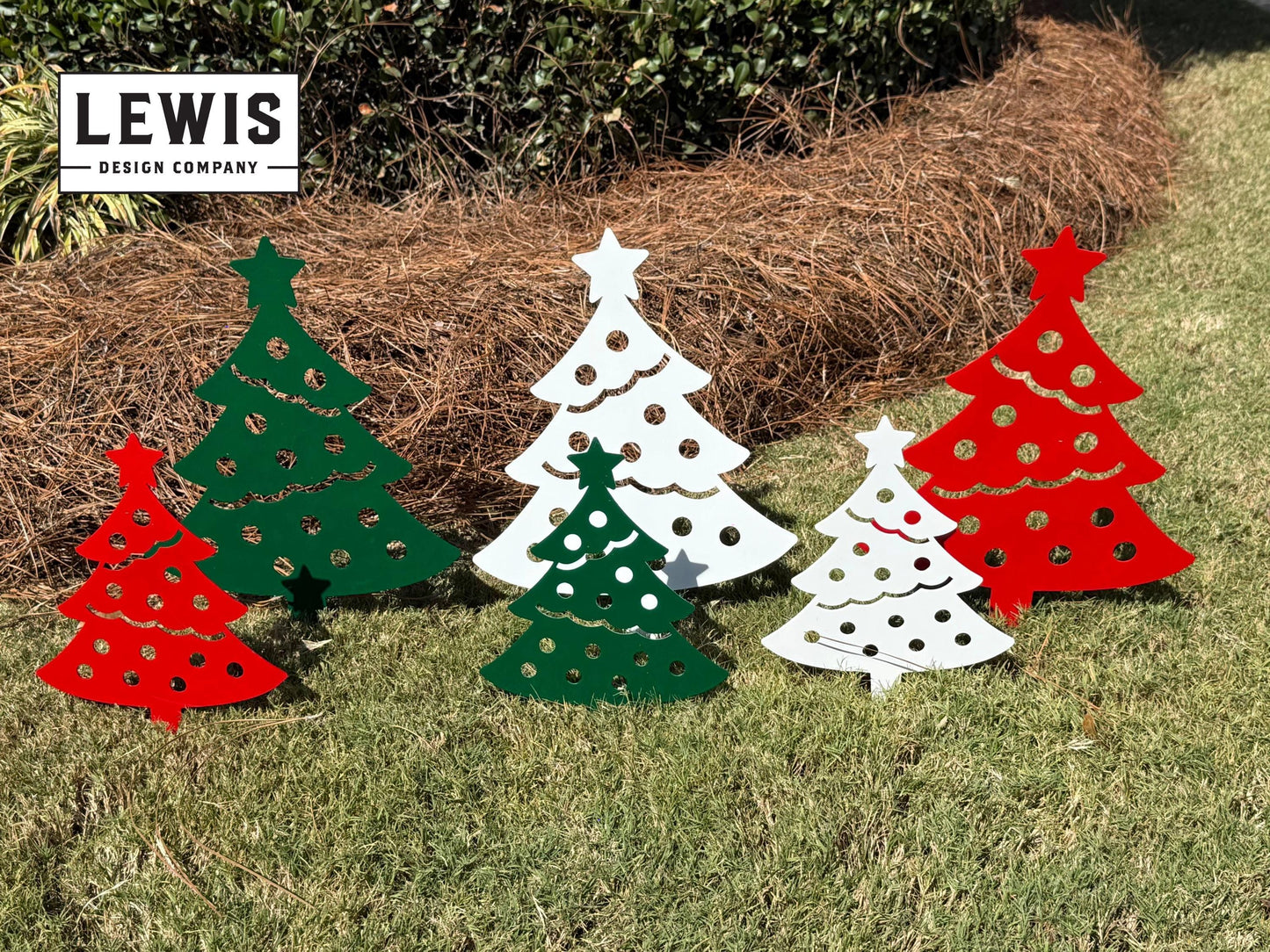 Christmas Tree Yard Stakes