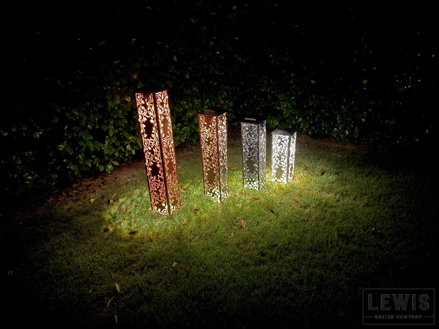 English Ivy Garden Column, Optional Solar Light Cap, Decorative Metal Garden Tower, Outdoor Yard Art, Patio Accent, Modern Garden Decor