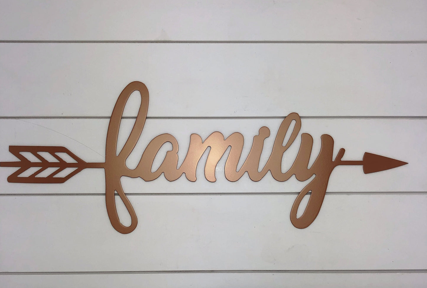 Family Arrow Metal Sign, Family Sign, Family Word Art, Family Decor, Home Decor, Farmhouse Decor