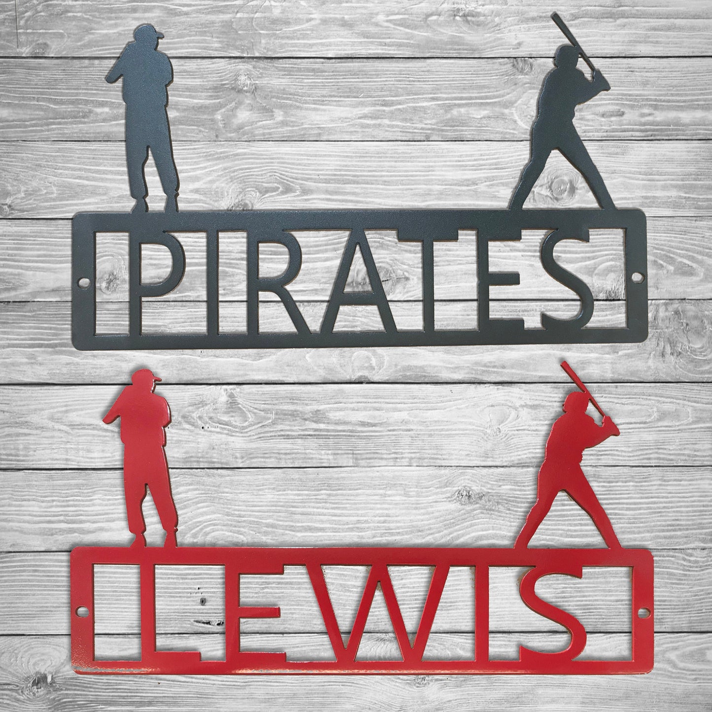 Baseball Custom Name Sign, Baseball Sign, Kids Room Sign, Metal Sign, Home Decor, Custom Name Sign