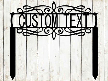 Custom Garden Sign, Garden Sign, Personalized Garden Sign, Garden, Garden Stake, Garden Art, Metal Yard Art, Outdoor Patio, Mother’s Day