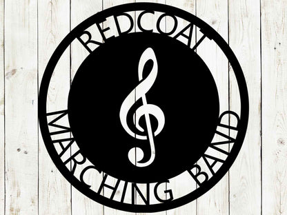 Custom Music Sign, Band Room Sign, Treble Clef, Music Class, Music Teacher, Band Sign, Band Room, Class Room, School