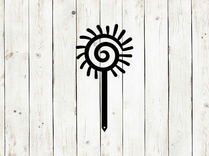 Sun Metal Yard Stake, Sun, Outdoor Decor, Metal Signs, Custom Metal Sign, Wall Art, Garden Stake, Garden Sun