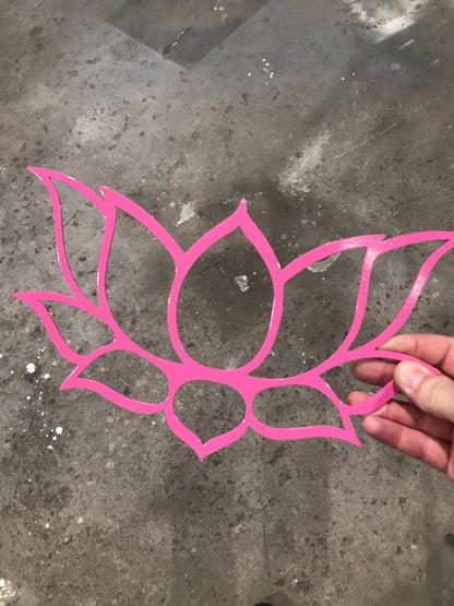 Lotus Flower Metal Sign, Lotus, Flower, Outdoor Decor, Home Decor, Metal Signs, Custom Metal Sign, Wall Art