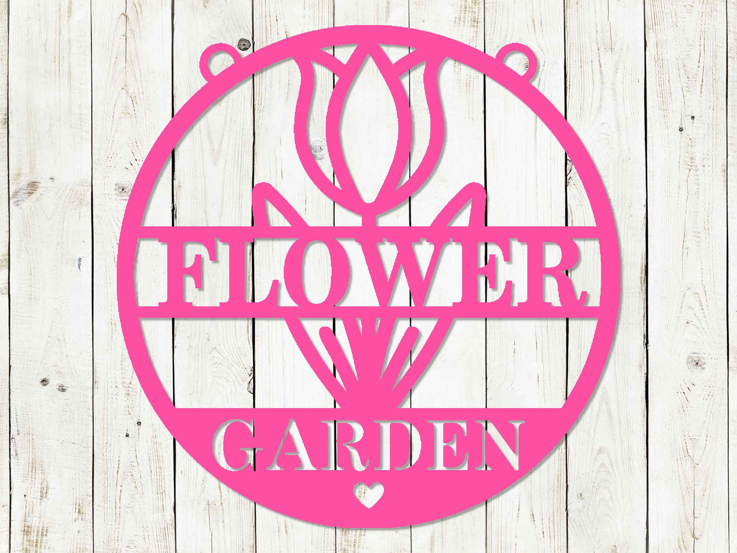 Flower Garden Custom Hanging Sign, Garden Sign, Personalized Garden Sign, Garden, Garden Flag, Garden Art, Metal Yard Art, Flower Garden