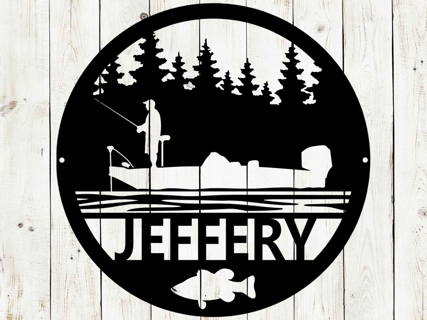 Fishing Custom Name Metal Sign, Fishing Sign, Bar Sign, Bass Fishing, Custom Fishing Sign, Man Cave, Home Bar, Game Room Sign, Fathers Day