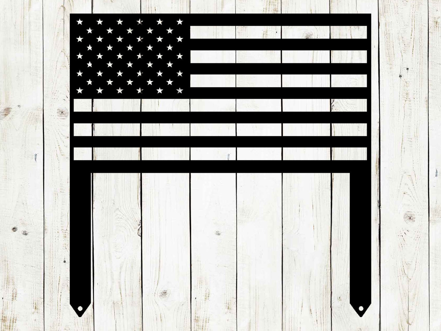 American Flag Metal Stake Sign, Metal Sign, Front Porch, Summer,4th of July, Patriotic, USA, Summer Yard Decor, America, American Flag