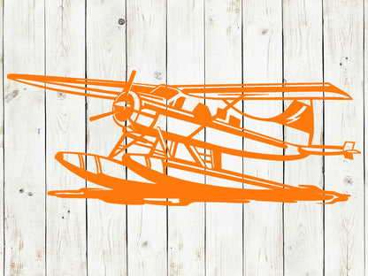 Airplane Metal Wall Art, Float Plane, Airplane Decor, Aviation, Aviator, Pilot, Airplane Sign, Airplane Wall Are, Airport, Fathers Day