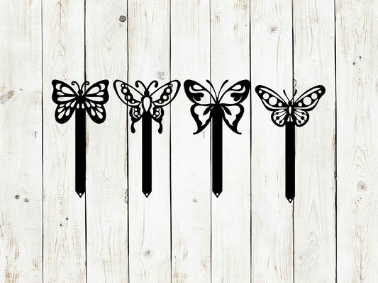 Butterfly Metal Yard Stake, Butterfly, Outdoor Decor, Metal Signs, Custom Metal Sign, Wall Art, Garden Stake, Butterfly Garden, Garden