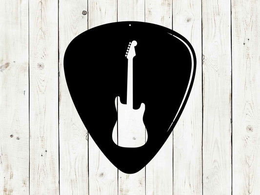 Electric Guitar Pick Metal Sign, Electric Guitar, Guitar Sign, Music Sign, Music, Music Teacher, Guitar Teacher, Music Sign, Metal Guitar